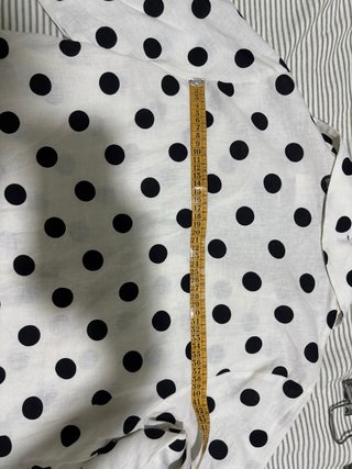 Blusa Zara Lunares Lino