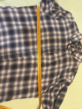 Camisa GANT cuadros azul y blanco mujer