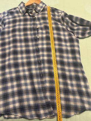 Camisa GANT cuadros azul y blanco mujer