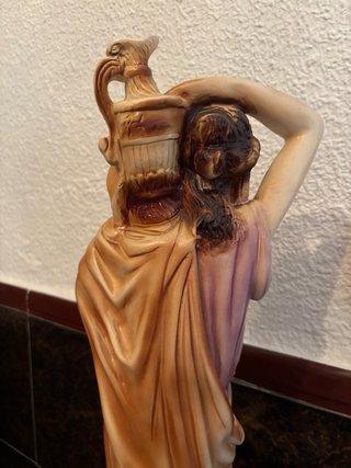 Figura grande de mujer clásica vintage 55 cm