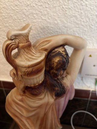 Figura grande de mujer clásica vintage 55 cm