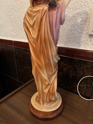 Figura grande de mujer clásica vintage 55 cm