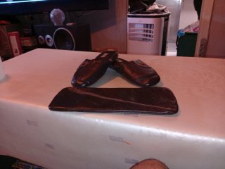 Zapatillas de cuero Hobby hose hombre