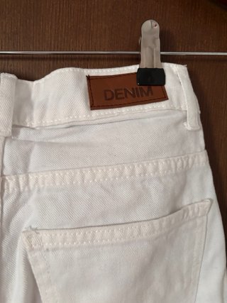 Pantalones vaqueros blancos mujer