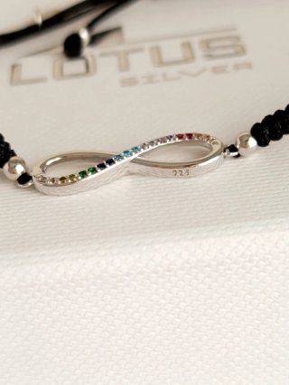 Pulsera Lotus Plata Infinito