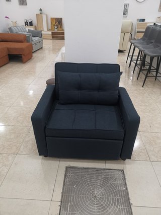 Sillón Cama Azul Marino