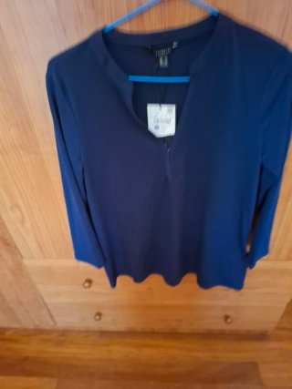 Blusa azul talla XS