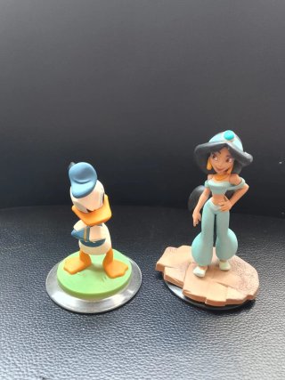Figuras Disney Infinity 2.0 Donald y Jasmine