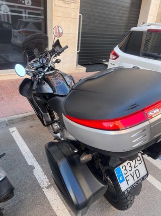 Honda Transalp XL700V Negra/Gris