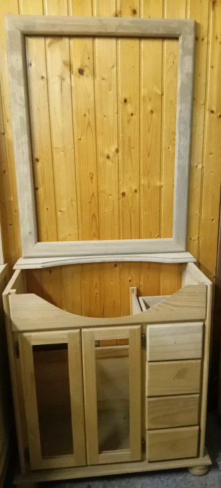 Mueble de baño de madera