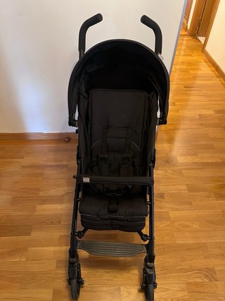 Silla de paseo Chicco Lite Way Negra + accesorios