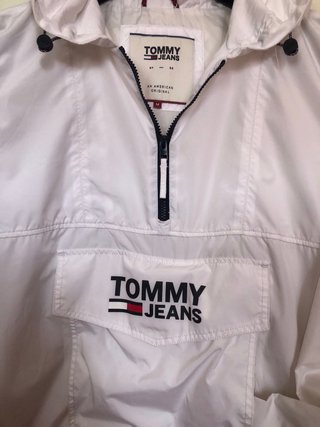 Cortavientos Tommy Jeans Blanco Talla M