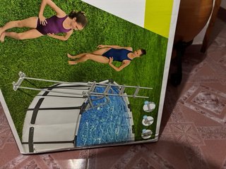 Escalera Piscina Metal/Plástico