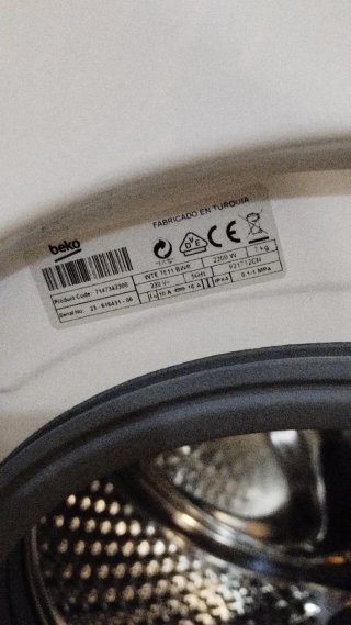 Lavadora Beko 7kg