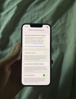 iPhone 13 mini 74% bateria camara dañada