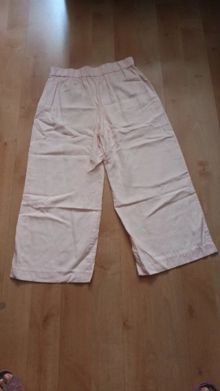 Pantalón culotte rosa palo