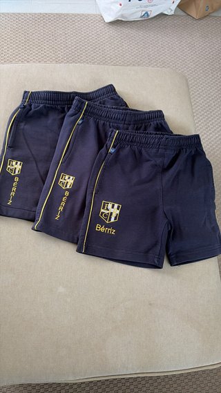 Pantalón corto deportivo Colegio Berriz T6