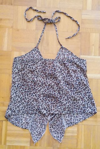 Top Shein Estampado Animal