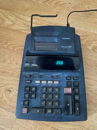 Calculadora Casio DR-420TER con impresora
