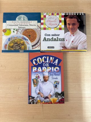 Libros de cocina. Pack completo o individuales.