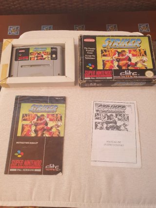 Striker Super Nintendo PAL Version Ukv completo