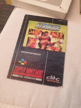 Striker Super Nintendo PAL Version Ukv completo