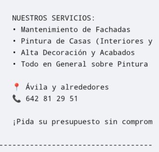 Pintura de interiores y exteriores