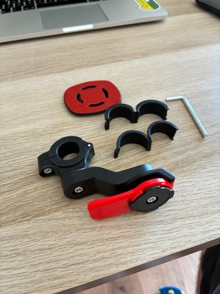 Suporte Telemóvel Moto/Bicicleta c/ Chave Allen