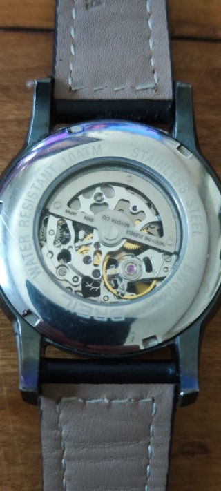 Reloj Breil Automático Esqueleto Negro