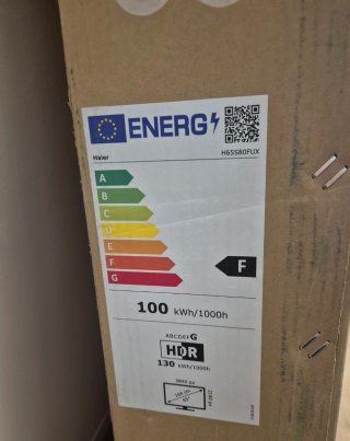 Smart TV Haier H65S80FUX 65'' SIN ABRIR