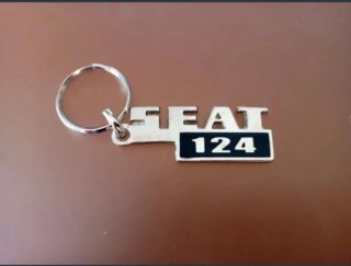 LLAVERO SEAT 124 DE METAL CROMADO