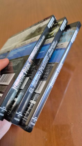 Trilogía Jurassic Park 4K UHD + Blu-ray