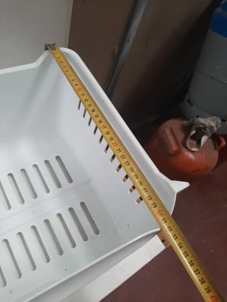 Cajón nevera blanco