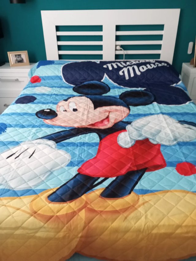 Colcha + Sábanas Mickey Disney