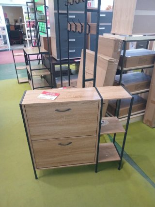 Zapatero/Estantería Madera y Metal