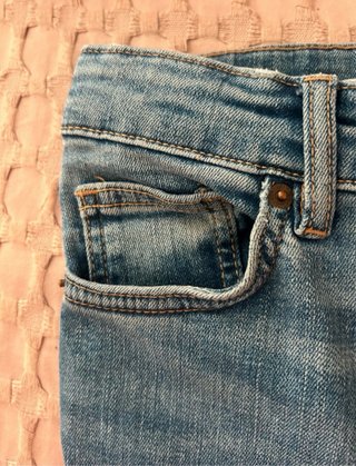 Pantalón vaquero campana Zara Talla S