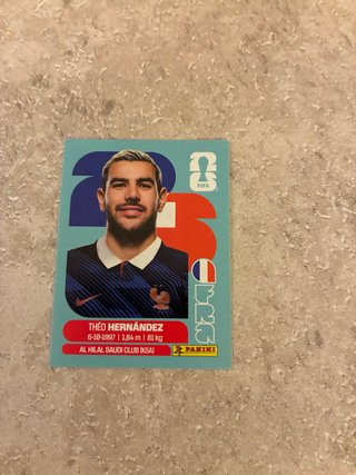 Cromo Theo Hernández Panini FIFA