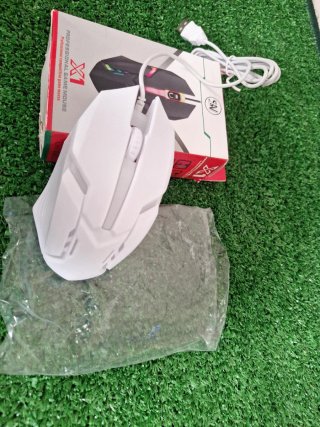 Ratón Gaming X1 Profesional RGB Blanco