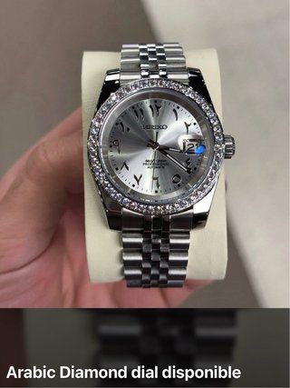 Reloj Seiko Esfera Árabe con Diamantes