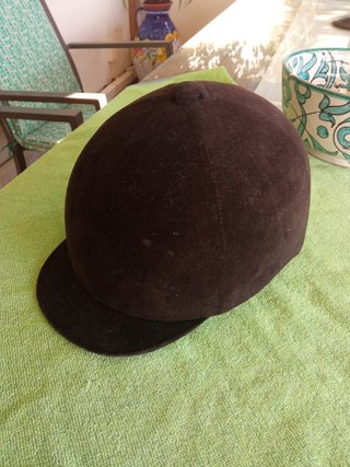Casco de hípica negro