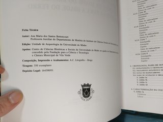 Cadernos de Arqueología. Monografías. O Povoado de Sâo Juliâo, Vila Verde, Norte de Portugal, nos finais da idade do bronze e na transiçâo para idade de ferro