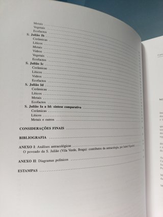 Cadernos de Arqueología. Monografías. O Povoado de Sâo Juliâo, Vila Verde, Norte de Portugal, nos finais da idade do bronze e na transiçâo para idade de ferro
