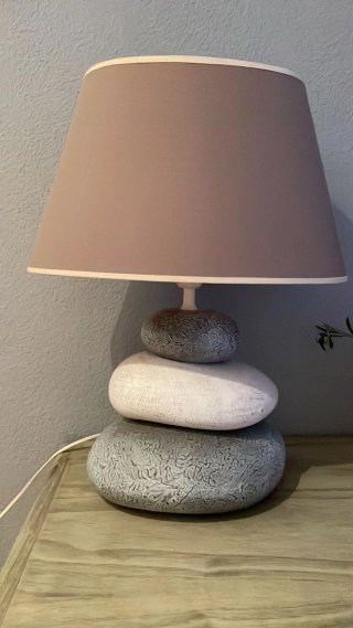 Lámpara Sobremesa Zara Home Piedras Naturales