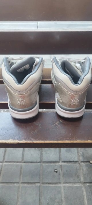 Reebok Plata y Blanco Zapatillas Deportivas