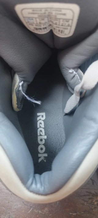 Reebok Plata y Blanco Zapatillas Deportivas