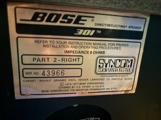 Altavoces Bose Negros