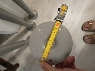 Pata OLOV extensible IKEA Negra
