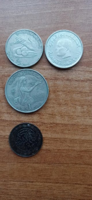 Lote de monedas Túnez