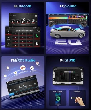 NUEVO! (235€) Radio Coche Fiat Panda 02-12 Carplay