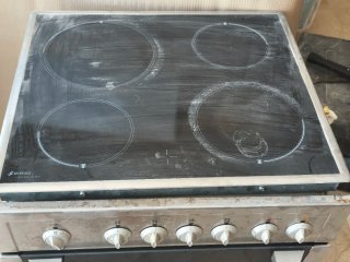 Vitrocerámica y horno